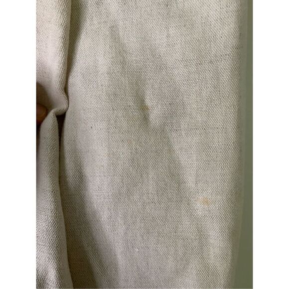 Lafayette 148 linen cotton blazer jacket burlap cream women's size large - Picture 4 of 5
